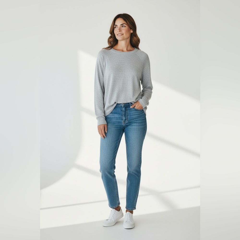 Workshop Long Sleeve Tunic // Gray // Large